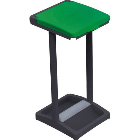 Pattumiera Differenziata 1 Posto 31,5x36x81 cm Portasacco da 80-110 Litri