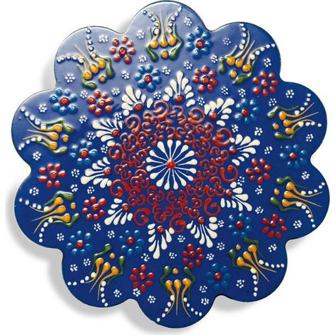 WD LifeStyle Sottopentola Ceramica D 18,5 Cm Blu