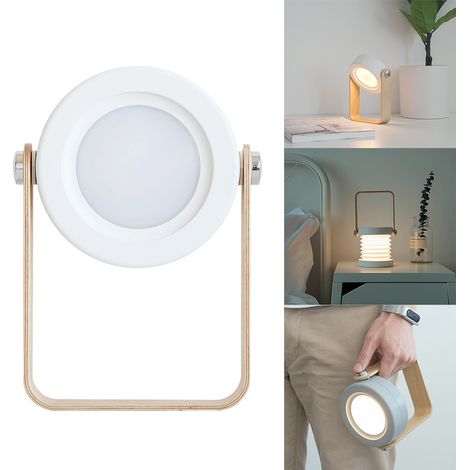 Lampe de Table chambre à coucher, lampe de Table pliable à chargement USB, veilleuse LED dortoir, Portable, réglable (1/5)