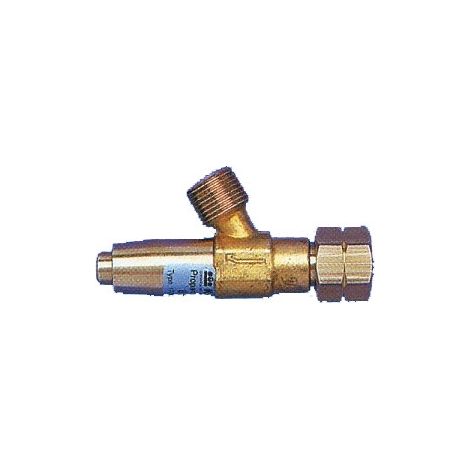 Soupape de sécurité pour propane, 0,5 - 4,0 bar - 7,4-12 kg/h