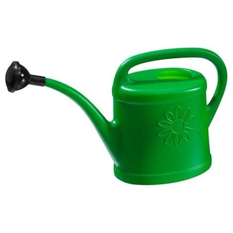 Nature – Arrosoir ovale 3 L en polyéthylène – Traitement anti-UV – Pomme d'arrosage incluse – Durable pour arrosage intensif
