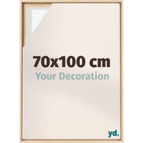 Your Decoration - Cadre flottant  - Hetre - Cadre en caisse américaine pour toile sur chassis - MDF - Lyon (1/5)