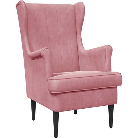 Sessel Rosa Samt vidaXL