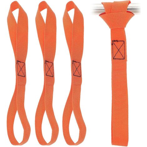Lot de 4 sangles de fixation pour moto-30.50X2.50X0.50CM-Orange (1/3)