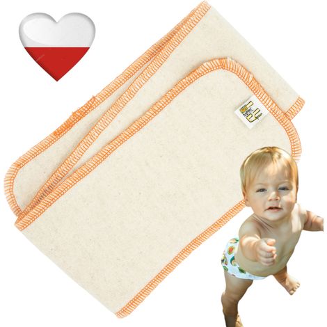 Inserti assorbenti in canapa arancione L 10x60 Inserti per pannolini NappiMe (1/5)