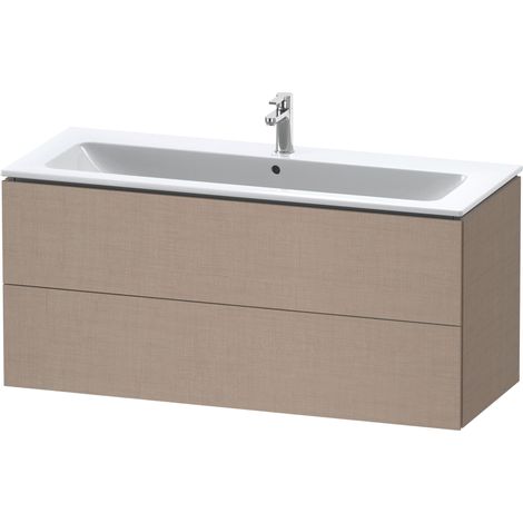 Duravit L-Cube mueble bajo lavabo suspendido, 2 cajones,