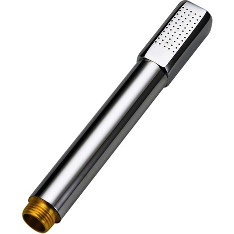 Cabezal de ducha de mano universal mini latón cromado (cuadrado) (1/4)