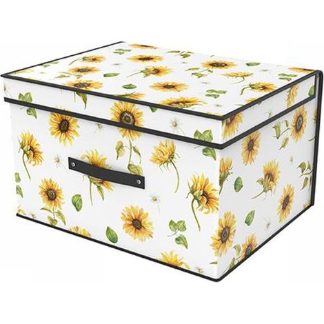 Trade Shop - Box Scatola Salvaspazio Armadio Contenitore Porta Oggetti Organizer 40x30x25 - (1/2)