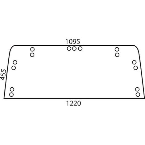 Lunotto posteriore superiore UNIVERSALE D6794 (1/2)
