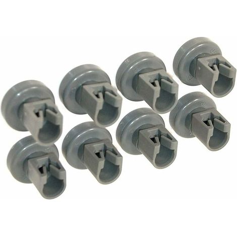 Rulli per lavastoviglie per il cestello superiore - Compatibili con i rulli Privileg, Faure, AEG, Electrolux, Zanussi e Ikea. (1/4)