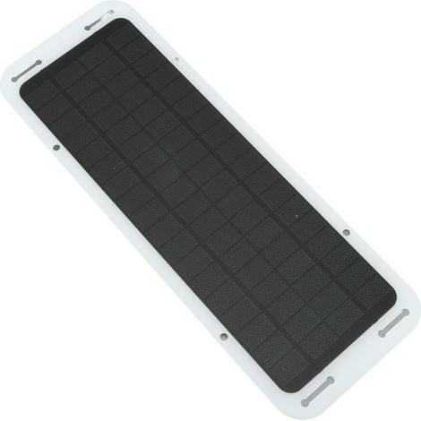 Kit panneau solaire 12 V 5 W professionnel et efficace en silicium monocristallin portable pour voiture, moto et bateau
