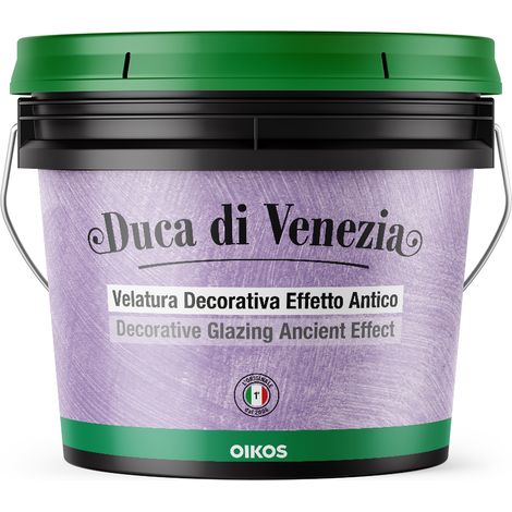 Velatura decorativa Oikos Duca di Venezia collezione colori lt. 1 (1/4)