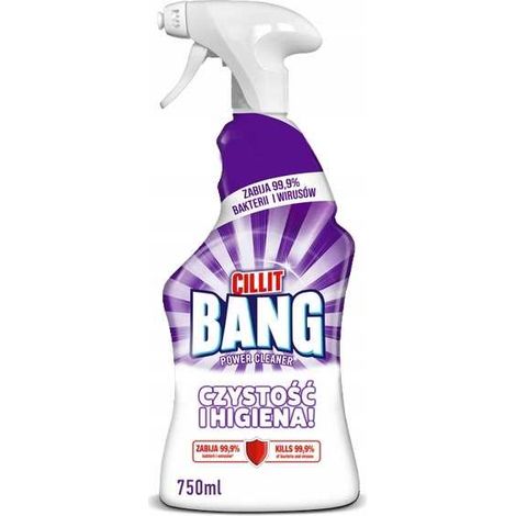 CILLIT BANG Spray detergente potente, sbiancante e igienizzante, 750 ml