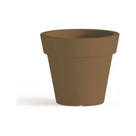 Vase en polymère Monacis Gemma Bronze - Ø 50 cm - 44 H (1/2)