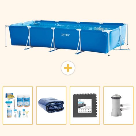 Intex Piscine Tubulaire Rectangulaire - 450x220x84 cm - 5-pièces  S59 (1/5)