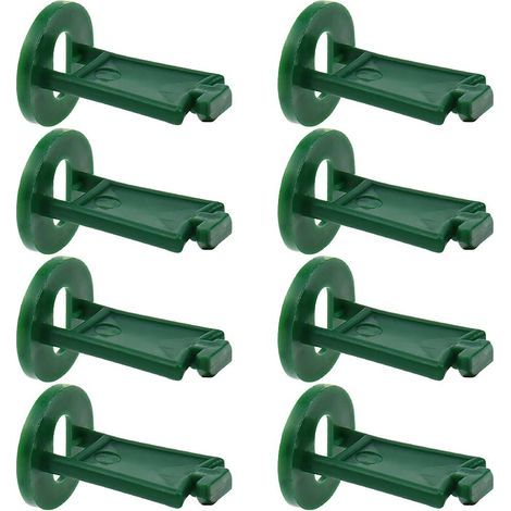 Pinces Torsadées pour Serre Crochet pour Serre Ensemble de Pinces à Suspendre pour Fleurs Végétales pour Kit de Fixation de Pièces de Jardin Gadgets pour Serre Outil de Suspension pour Serre - 50pcs (1/5)