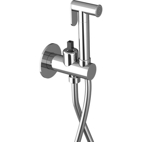 Corps de mitigeur de bidet ULTRAMIX avec douchette Stop, rond, chromé (1/2)