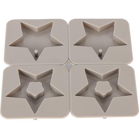 DIY-Silikonform für Kerzen, Dufttabletten, Auto-Hängedekoration, Harzschmuck, fünfzackigen Stern, Bastelmodelle. (1/5)