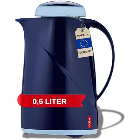 Helios Wave plástico vacío Jarra, plástico, Azul Oscuro, 0,6 litros