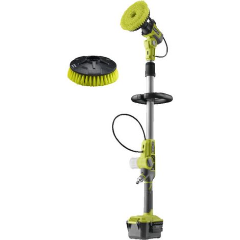 Confezione RYOBI - Spazzola telescopica - RWTS18-0 - 18V OnePlus - Senza batteria o caricabatterie - Testina RAKSCRUBM p (1/5)