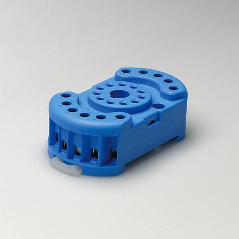 Support 10A 250V pour séries 6013 bleu étrier métal à cage 258706 FINDER 9023SMA