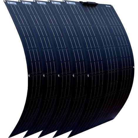 Panneau Solaire, Design Flexible, Haute Efficacité, 5pcs 100w (1/2)