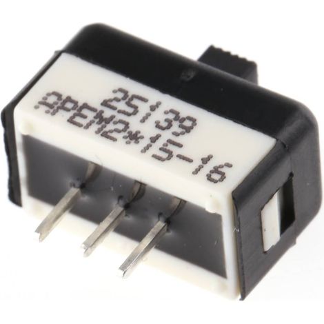 APEM 25139NAH 25139NAH Interruttore a slitta 250 V/AC 2 A 1 x On/Off/On 1 pz. (1/3)
