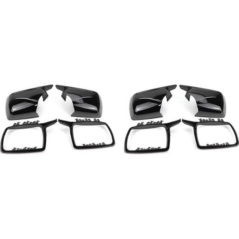 fundas de retrovisores estilo M para BMW X5 E53 1999-2006, negro brillante (1/5)