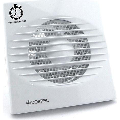 Extractor de baño RICO temporizado Blanco Ø120 Blanco Ø120 (1/5)