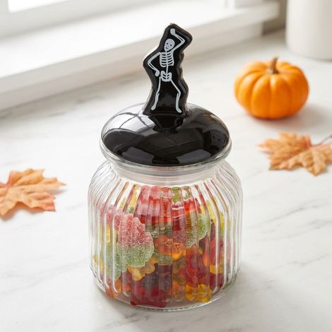 Halloween Skeleton Sweat Treat Jar (1/2)
