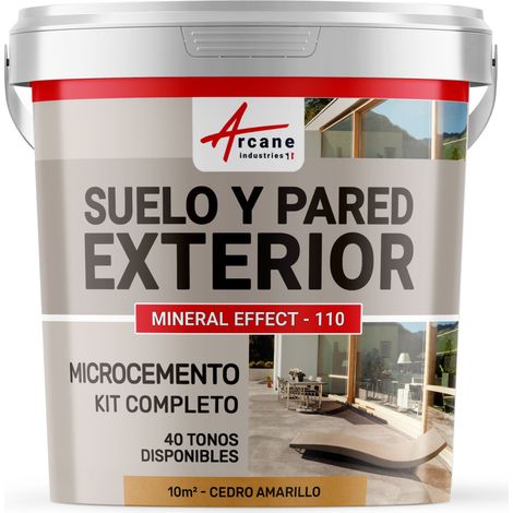 Microcemento para exteriores: suelos, muros, terrazas, balcones, escaleras