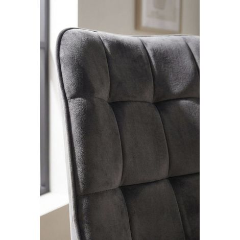 Sillas Comedor - Silla Cade Terciopelo - Gris oscuro (1/5)