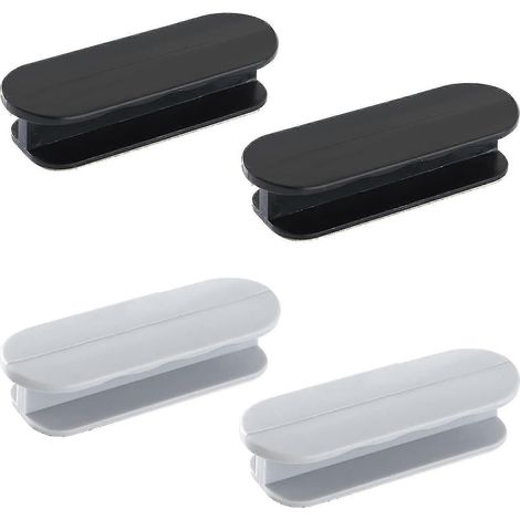 Poignées adhésives autocollantes pour portes et tiroirs (lot de 4), poignées en plastique pour portes coulissantes de placards et fenêtres. (1/5)