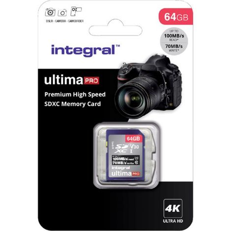 Sdxc V30 intégré 100/70 Mo Pro 64 Go (1/2)
