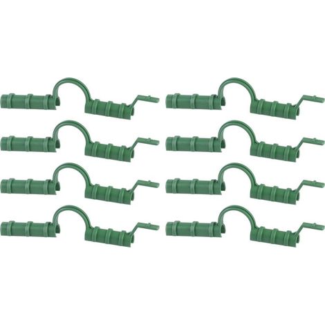 Klips zur Folienbefestigung Strend Pro, für Frühbeete, für Foliengewächshäuser, grün, 8 mm, Packung 8 Stk.