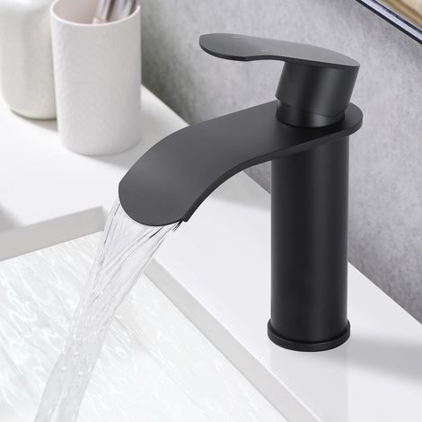 Waschtischarmatur aus Edelstahl, Keramikkartusche (500.000 Zyklen), wassersparend, schnelle Installation, präzise Temperaturregelung (1/4)