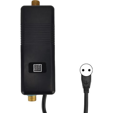 Nannigr Chauffe eau électrique instantané 3500 W 220 V, chauffe-eau sans réservoir automatique chaud pour cuisine