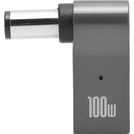 Adaptateur coudé PD 100 W 5 A 100 W 18,5 V-20 V pour ordinateur portable HP, avec boîtier en aluminium (1/5)