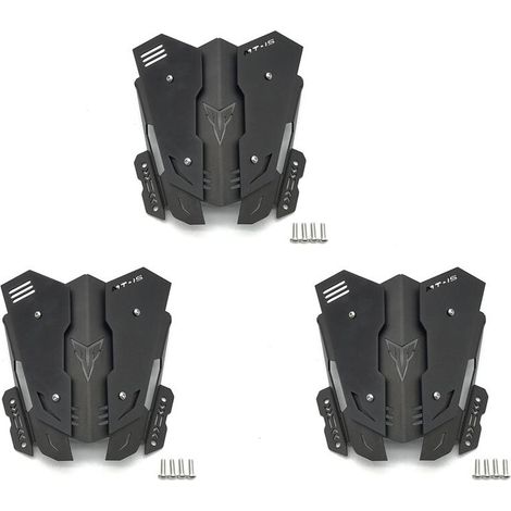 parabrezza per moto MT-15 MT 15 MT15 2019-2020 in lega di alluminio nera, accessori per parabrezza (1/2)
