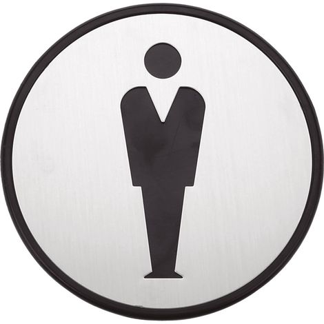 Símbolo baño adhesivo hombre Ø97mm GSC 003301396 (1/4)
