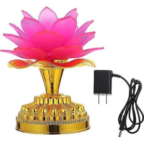 1 lampe lotus à changement de couleur (1/3)