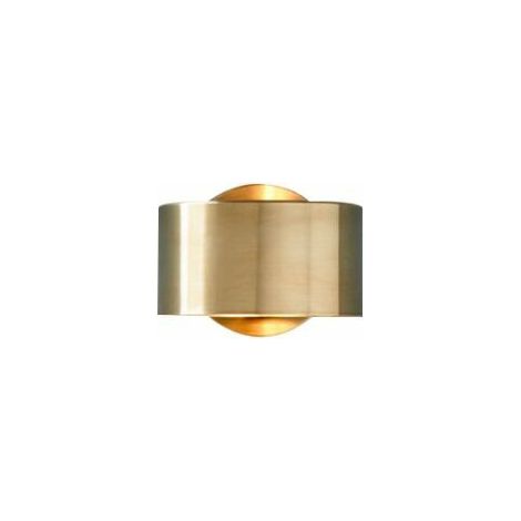 Aplique de pared moderno y sencillo para sala de estar y recibidor, aplique de pared de lujo para sala de estar, lámpara de mesilla de noche para hotel, aplique de pared para dormitorio, luz dorada cá (1/4)