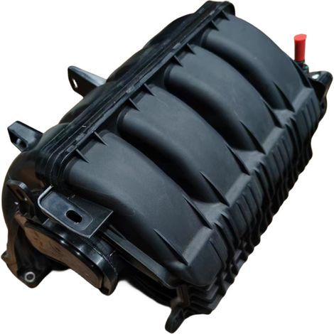 Le collecteur d'admission 9673940280, adapté à la Peugeot Citroën EC8, est fabriqué en plastique ou en aluminium et distribue l'air à chaque cylindre, avec une cavité de résonance. (1/4)