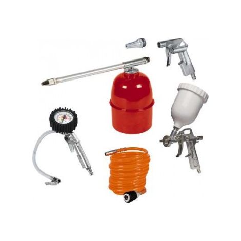 Set 5 accessori per compressore einhell