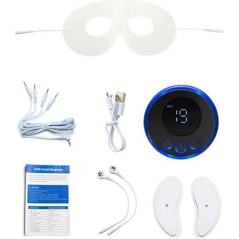 Appareil de massage facial EMS lifting, stimulateur musculaire pour raffermir la peau, anti-rides, soin visage maison (1/5)
