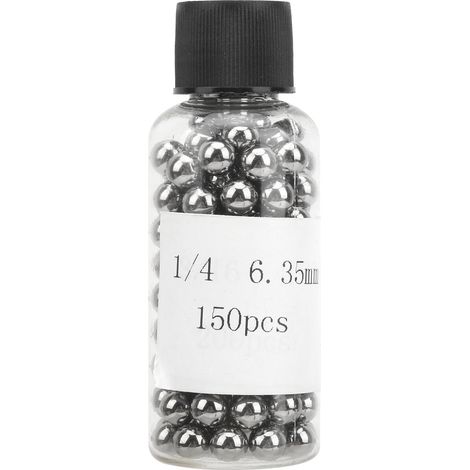 150pcs billes de roulement vélo acier inoxydable 304 accessoires quincaillerie industrielle 1/4po