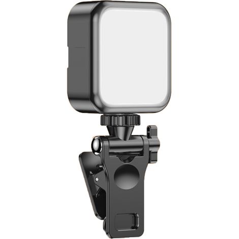 1 Lampe selfie avec pince, 3 modes d'éclairage, intensité réglable, pour smartphone, tablette, iPad, visioconférence (1/5)