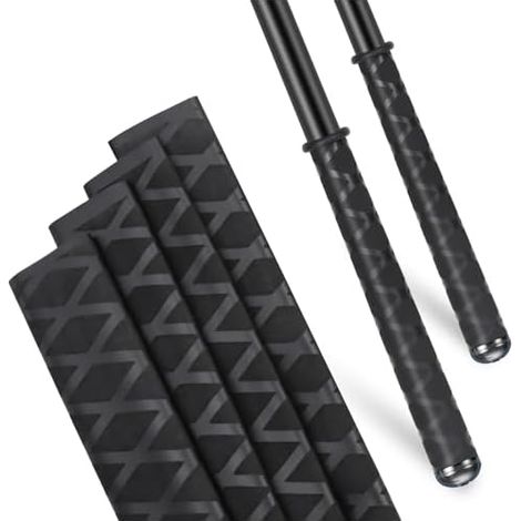 Gaine Thermorétractable Antidérapante - Diamètre Avant Rétraction 19/32 Pouces - Longueur 100 cm - Rapport de Rétraction 1.7:1 - Pour Manches de Canne à Pêche et Outils