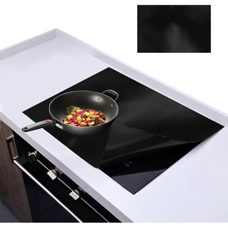 1 Tapis de protection plaque induction, silicone anti-rayures, résistant chaleur 230°C, pour cuisine