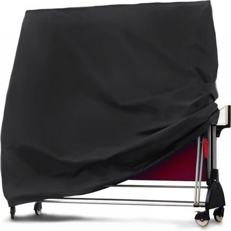 Black 165 x 70 x 185 cm Tables Table Tennis Table Cover Waterproof Ping Pong Table Cover (1/5)